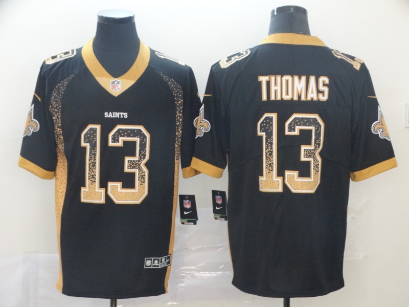 Men's New Orleans Saints Michael Thomas #13 Black Team Jersey
